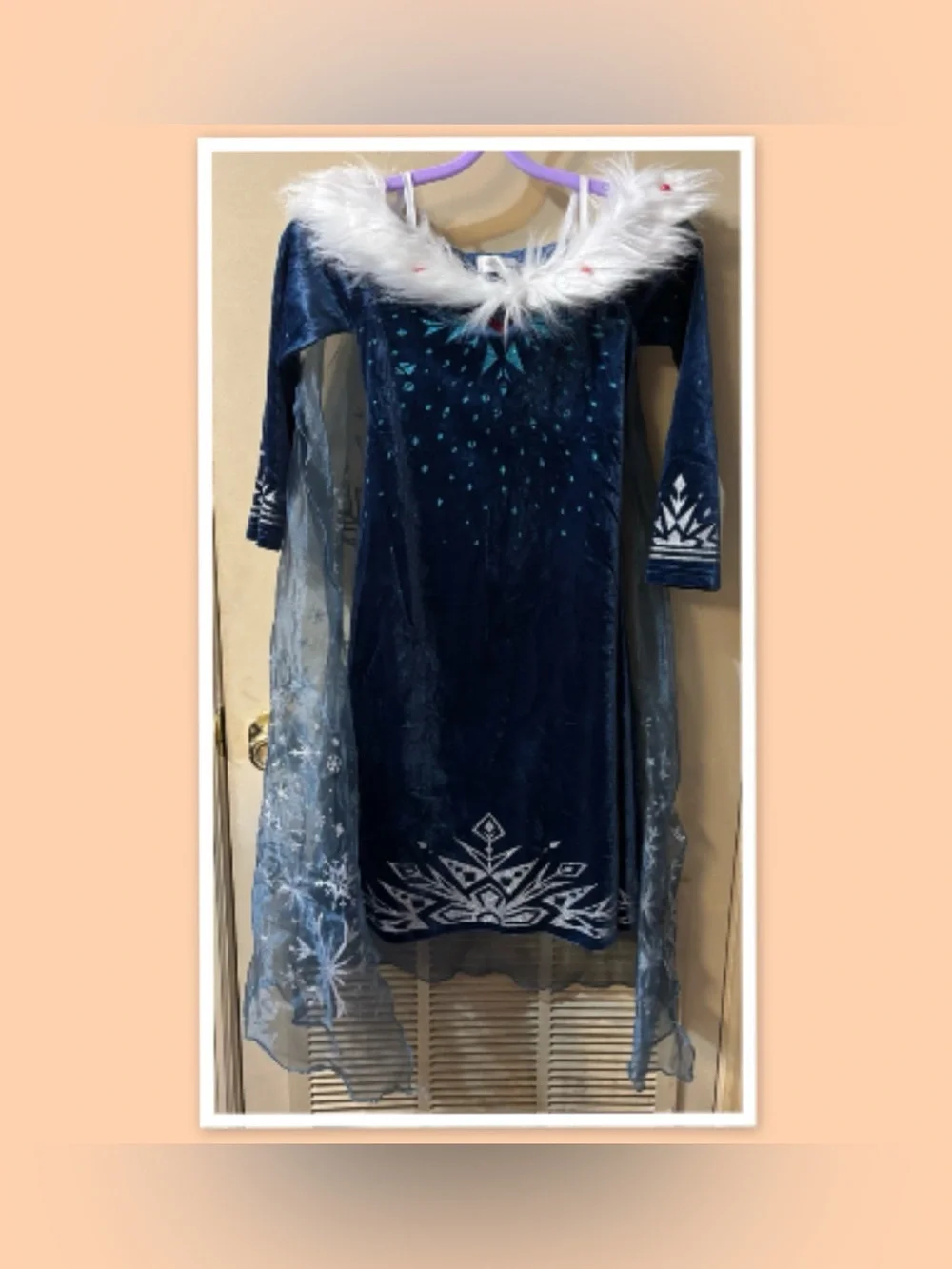 Elsa Winter Costume Gown ~ Size 5/6 Years
